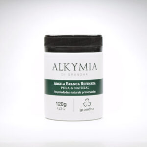 Argila Branca Refinada Pura e Natural 120g