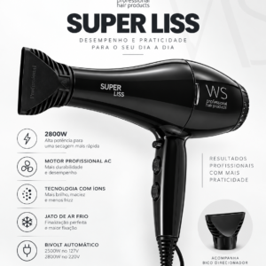 WS Super Liss – Secador Profissional 2800W
